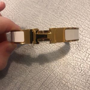 *COPY* Hermes gold bangle